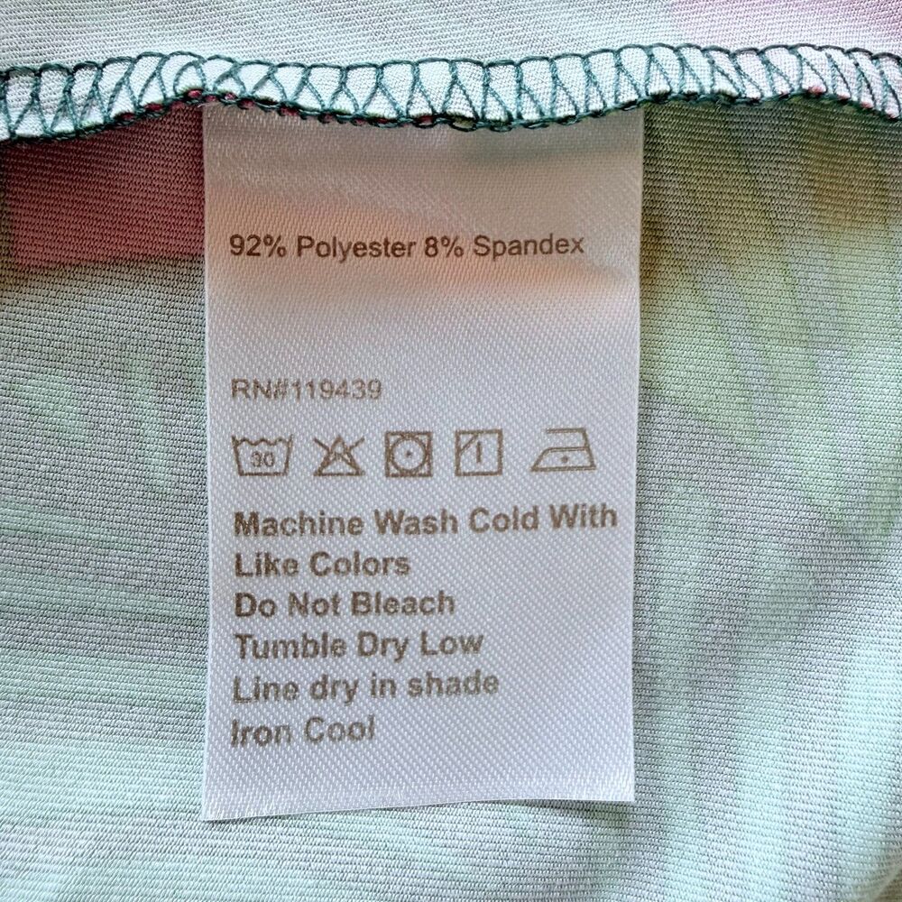 NEW Flora Bea Morgan Long Sleeve Shift Dress in Farm Valley Pink Tropical Size S - Picture 7 of 13